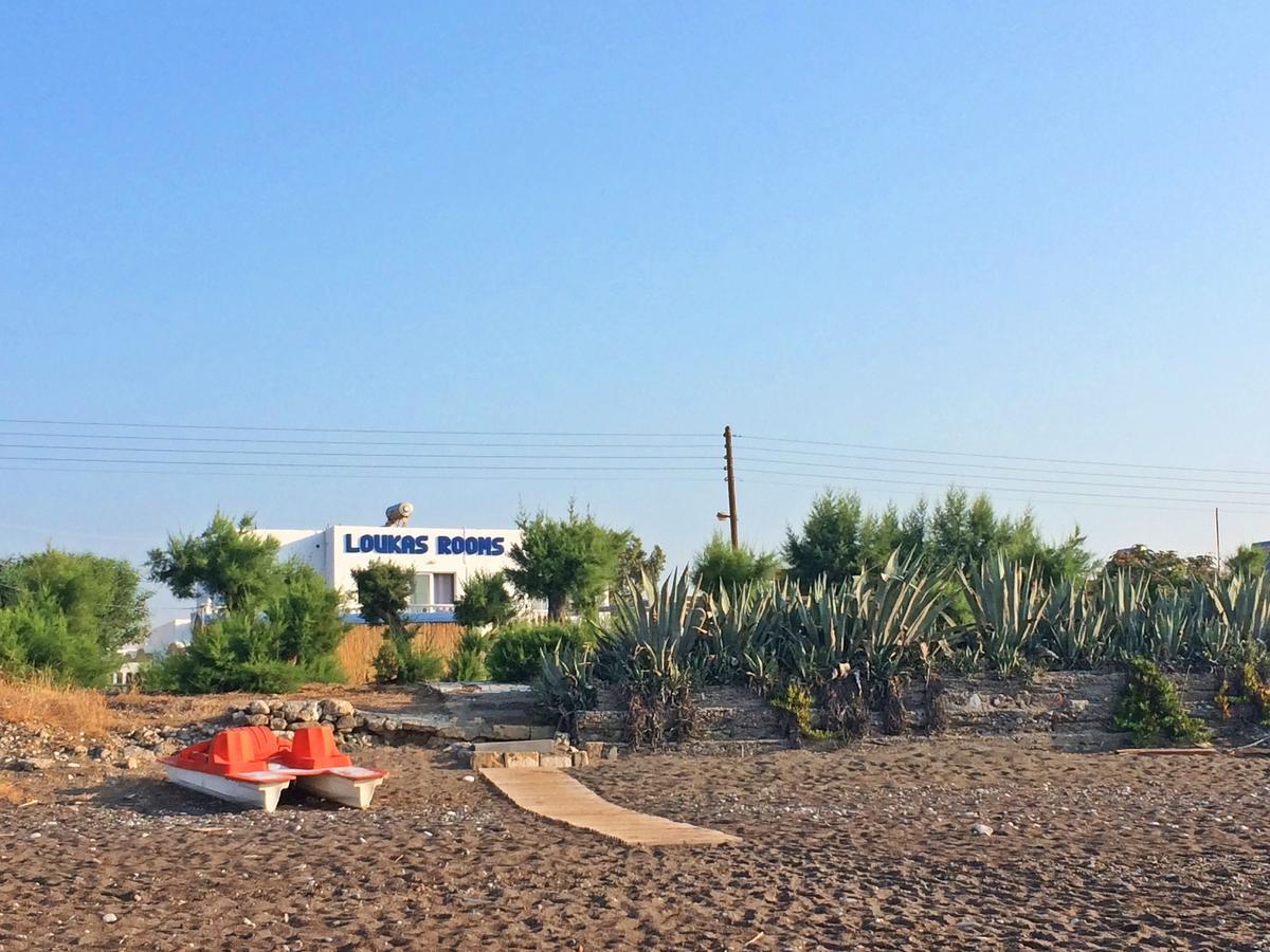 Loukas Beach Rooms Kiotari Extérieur photo