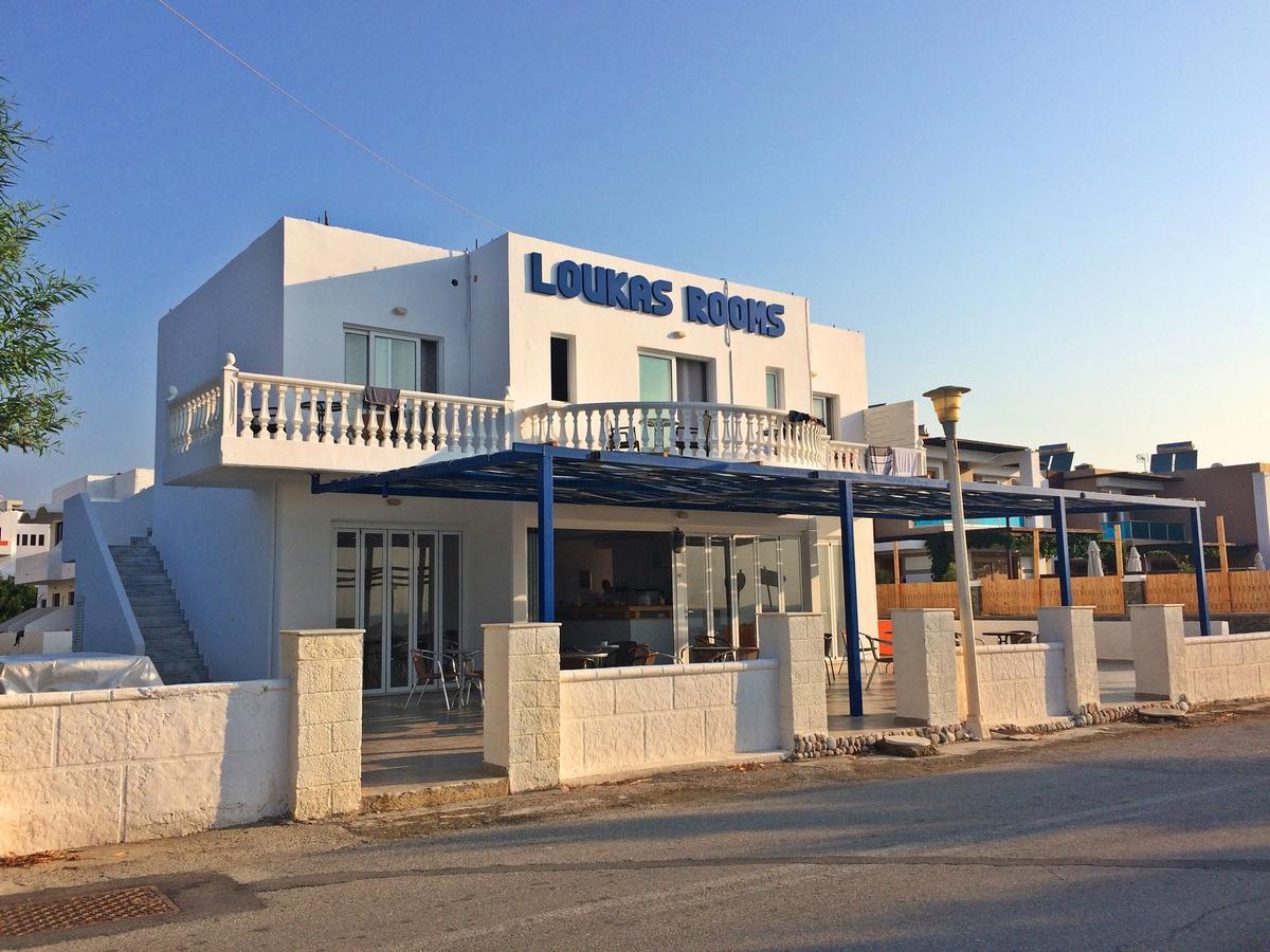 Loukas Beach Rooms Kiotari Extérieur photo